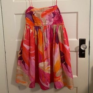 H&M pink spaghetti strap dress